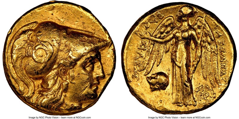 MACEDONIAN KINGDOM. Alexander III the Great (336-323 BC). AV stater (17mm, 8.51 ...