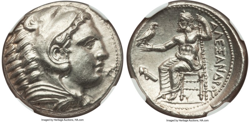 MACEDONIAN KINGDOM. Alexander III the Great (336-323 BC). AR tetradrachm (25mm, ...