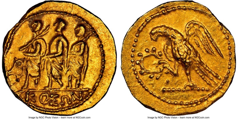 SCYTHIA. Geto-Dacians. Coson (ca. after 54 BC). AV stater (20mm, 8.61 gm, 12h). ...