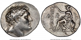 PERGAMENE KINGDOM. Attalus I (ca. 241-197 BC). AR tetradrachm (31mm, 16.86 gm, 1h). NGC XF 5/5 - 3/5, Fine Style. Pergamum, ca. 241-235 BC. Laureate h...