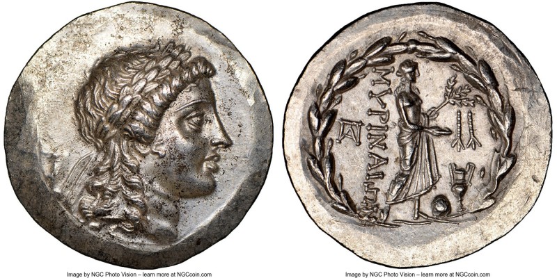 AEOLIS. Myrina. Ca. mid-2nd century BC. AR tetradrachm (32mm, 17.13 gm, 12h). NG...