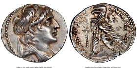 SELEUCID KINGDOM. Antiochus VII Euergetes (Sidetes) (138-129 BC). AR tetradrachm (29mm, 14.14 gm, 12h). NGC Choice XF 5/5 - 4/5. Tyre, dated Seleucid ...