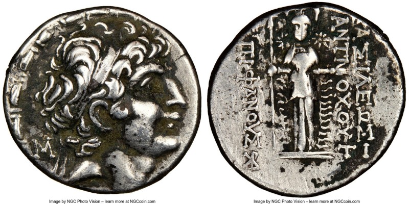 SELEUCID KINGDOM. Antiochus VIII Epiphanes (Grypus) (121-96 BC). AR tetradrachm ...