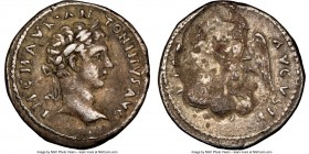 ASIA MINOR. Uncertain mint. Caracalla, as Augustus (AD 198-217). AR tridrachm (25mm, 8.32 gm, 7h). NGC VF 5/5 - 1/5. IM C M AVR•AN-TONINVS AVG, laurea...