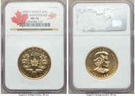 Elizabeth II gold "25th Anniversary of the Maple Leaf" 50 Dollars 2004 MS70 NGC, KM-Unl. AGW 0.9999 oz.

HID09801242017

© 2020 Heritage Auctions ...