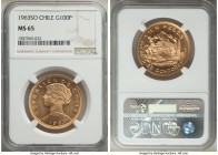 Republic gold 100 Pesos 1963-So MS65 NGC, Santiago mint, KM175. Reflective fields and full mint bloom. AGW 0.5885 oz. 

HID09801242017

© 2020 Her...