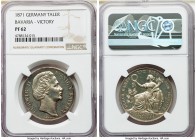 Bavaria. Ludwig II Proof "Victory" Taler 1871 PR62 NGC, Munich mint, KM889. A deeply captivating design produced to commemorate the German victory in ...