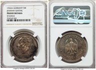 Weimar Republic Proof "Goethe" 5 Mark 1932-A Proof Details (Stained) NGC, Berlin mint, KM77. A lower mintage Proof struck on the 100th anniversary of ...