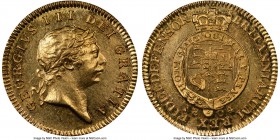 George III gold 1/2 Guinea 1804 MS64 NGC, KM651, S-3737. Very nearly gem with no examples of this date yet achieving that designation from either majo...
