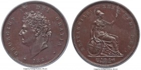George IV Proof Penny 1826 PR65 Brown PCGS, KM693, S-3823. The finest Proof of this date yet seen by PCGS, boasting a nearly unimprovable appearance. ...