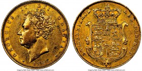 George IV gold Sovereign 1825 AU55 NGC, KM696, S-3801. Bare head bust. Lustrous despite evidence of wear on the high points.

HID09801242017

© 20...
