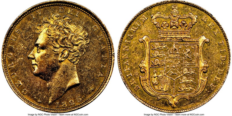 George IV gold Sovereign 1826 MS60 NGC, KM696, S-3801. An attractive piece for t...