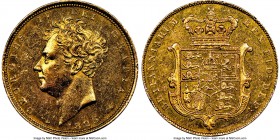 George IV gold Sovereign 1826 MS60 NGC, KM696, S-3801. An attractive piece for the grade assigned, its reflective fields placing it solidly in Mint St...