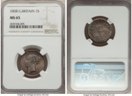 Victoria Shilling 1858 MS65 NGC, KM734.1, S-3904. A beautiful representative swirling with bright luster. 

HID09801242017

© 2020 Heritage Auctio...