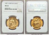 Victoria gold 2 Pounds 1887 MS64 NGC, KM768, S-3865. 

HID09801242017

© 2020 Heritage Auctions | All Rights Reserved
