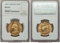 Victoria gold 2 Pounds 1887 MS63+ NGC, KM768, S-3865. 

HID09801242017

© 2020 Heritage Auctions | All Rights Reserved