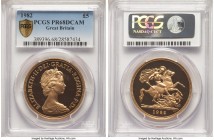 Elizabeth II gold Proof 5 Pounds 1982 PR68 Deep Cameo PCGS, KM924. AGW 1.1775 oz. 

HID09801242017

© 2020 Heritage Auctions | All Rights Reserved...