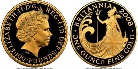 Elizabeth II gold Proof "Britannia" 100 Pounds 2008 PR69 Ultra Cameo NGC, KM1102. AGW 1.0035 oz. 

HID09801242017

© 2020 Heritage Auctions | All ...