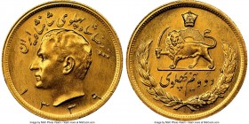 Muhammad Reza Pahlavi gold 2-1/2 Pahlavi SH 1339 (1960) MS65 NGC, KM1163. Mintage: 1,682. The second lowest mintage date in the series with only 2 spe...