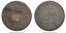Republic 4 Reales 1846 GC-MP G04 PCGS, Guadalupe y Calvo mint, KM375.3. A very rare type within the 4 Reales series that comes highly sought-after in ...