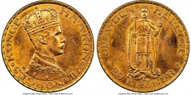 Haakon VII gold 20 Kroner 1910 MS62+ NGC, KM376. AGW 0.2593 oz.

HID09801242017

© 2020 Heritage Auctions | All Rights Reserved
