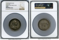 August III silver "Order of the White Eagle" Medal 1752 XF40 NGC, HCz-2792 (R1). 52mm. By Wermuth. A type sure to appeal to collectors of Saxon and Po...