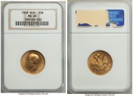 Nicholas II gold 10 Roubles 1903-AP MS65 NGC, St. Petersburg mint, KM-Y64. 

HID09801242017

© 2020 Heritage Auctions | All Rights Reserved