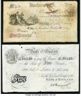 Great Britain Group of 5 Examples Poor or Better. A British lot, including Operation Bernhard examples. Damage and repairs are noticed. Sold as is, no...