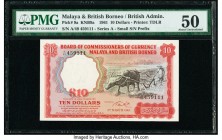 Malaya and British Borneo Board of Commissioners of Currency 10 Dollars 1.3.1961 Pick 9a KNB9a PMG About Uncirculated 50. 

HID09801242017

© 2020 Her...
