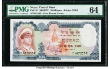 Nepal Central Bank of Nepal 1000 Rupees ND (1972) Pick 21 PMG Choice Uncirculated 64. 

HID09801242017

© 2020 Heritage Auctions | All Rights Reserved...