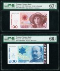 Norway Norges Bank 100; 200 Kroner 1999; 2009 Pick 47b; 50e Two Examples PMG Superb Gem Unc 67 EPQ; Gem Uncirculated 66 EPQ. 

HID09801242017

© 2020 ...