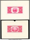 Paraguay Republica del Paraguay 50 Pesos ND (1920-43) Pick 165p; 172p Two Back Proofs Crisp Uncirculated. 

HID09801242017

© 2020 Heritage Auctions |...