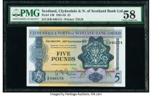 Scotland Clydesdale & North of Scotland Bank Ltd. 5 Pounds 20.9.1961 Pick 196 PMG Choice About Unc 58. 

HID09801242017

© 2020 Heritage Auctions | Al...