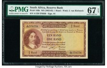 South Africa Republic of South Africa 1 Rand ND (1962-65) Pick 103b PMG Superb Gem Unc 67 EPQ. 

HID09801242017

© 2020 Heritage Auctions | All Rights...
