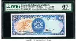 Trinidad & Tobago Central Bank of Trinidad and Tobago 100 Dollars ND (1985) Pick 40c PMG Superb Gem Unc 67 EPQ. 

HID09801242017

© 2020 Heritage Auct...