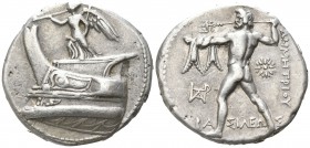 Kings of Macedon. Ephesos. Demetrios I Poliorketes 306-283 BC. Tetradrachm AR