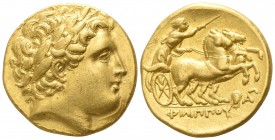 Kings of Macedon. Lampsakos. Philip II. 359-336 BC. Stater AV