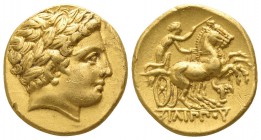 Kings of Macedon. Pella. Philip II. 359-336 BC. Stater AV