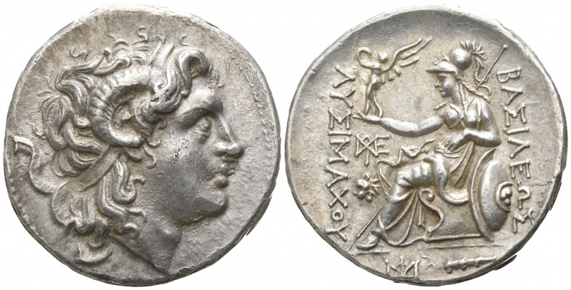 Kings of Thrace. Lysimachia. Lysimachos 305-281 BC.
Tetradrachm AR

29mm., 17...