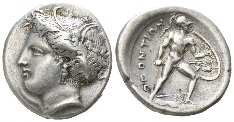 Lokris. Locri Opuntii 360-350 BC.
Stater AV

25mm., 12,10g.

Wreathed head ...