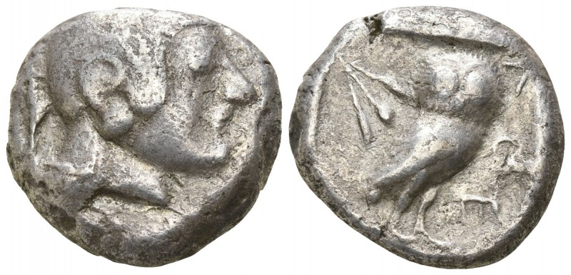 Attica. Athens 480-450 BC.
Tetradrachm AR

23mm., 17,08g.

Head of Athena r...