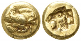 Lesbos. Mytilene 521-478 BC. Hekte EL
