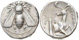Ionia. Ephesos . ΘΕΥΔΩΡΟΣ, magistrate circa 420-320 BC. Tetradrachm AR