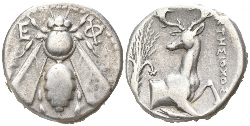 Ionia. Ephesos . ΚΤΗΣΙΟΧΟΣ, magistrate circa 380-370 BC.
Tetradrachm AR

22mm...