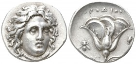 Caria. Rhodos  305-275 BC. Didrachm AR