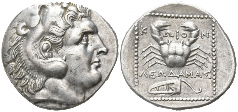 Islands off Caria. Kos. Leodamas, magistrate. circa 285-258 BC.
Tetradrachm AR...