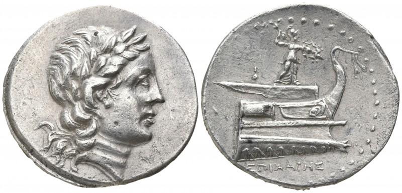 Lycia. Phaselis. Epixaris, magistrate 167-130 BC.
Tetradrachm AR

29mm., 11,1...
