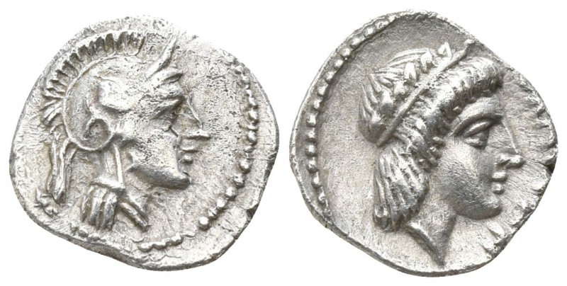 Cilicia. Holmoi 380-375 BC.
Obol AR

10mm., 0,59g.

Helmeted head of Athena...