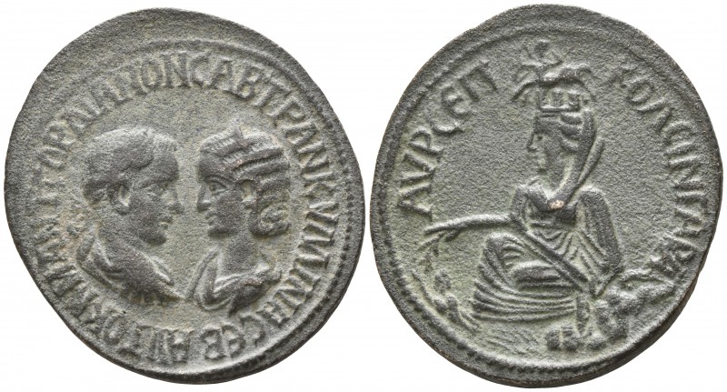 Mesopotamia. Singara. Gordian and Tranquillina AD 238-244.
Bronze Æ

34mm., 2...