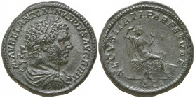 Caracalla AD 211-217. Rome. Sestertius Æ